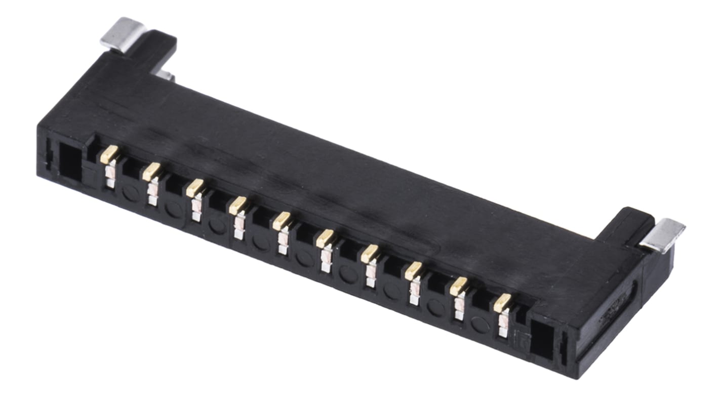 Molex Pico-Lock Series Right Angle Surface Mount PCB Header, 10 Contact(s), 1.5mm Pitch, 1 Row(s), Shrouded