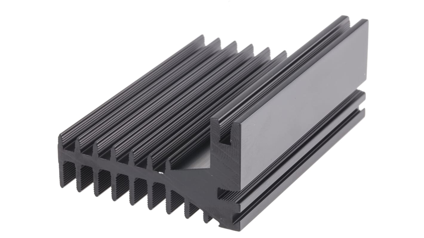 RS PRO Heatsink, 3.7°C/W, 75 x 50 x 28mm, Screw RS