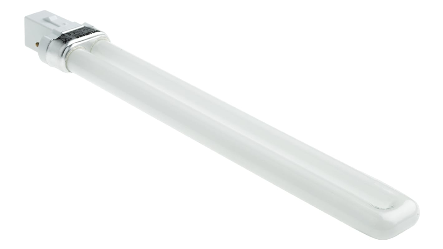 Sylvania Kompaktleuchtstofflampe, G23, 11 W, 900 lm, 2700K, Extra-Warmweiß, Ø 33mm, L.=236 mm, 2-Pin, RA=80