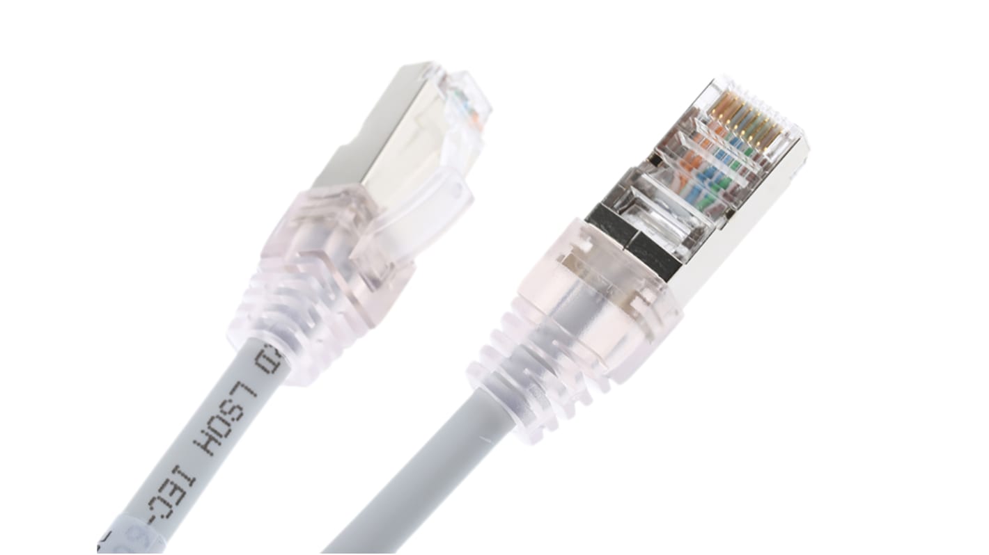 Molex Premise Networks Cat5eケーブル, 1m, グレー, F/UTP