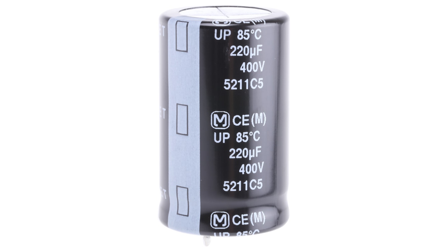 Panasonic 220μF Electrolytic Capacitor 400V dc, Through Hole - ECEC2GP221CJ