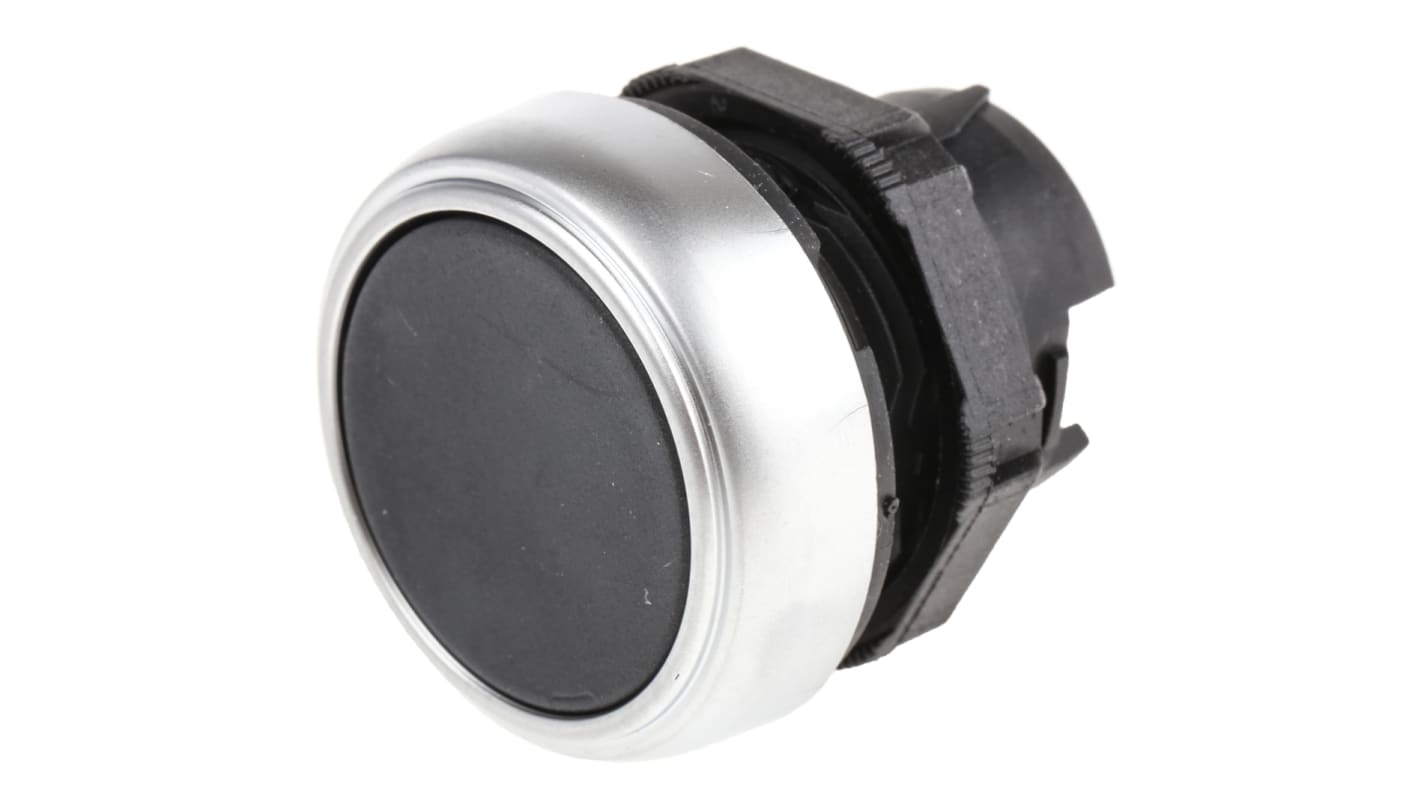 Lovato Platinum Series Black Spring Return Push Button Head, 22mm Cutout, IP66, IP67, IP69K