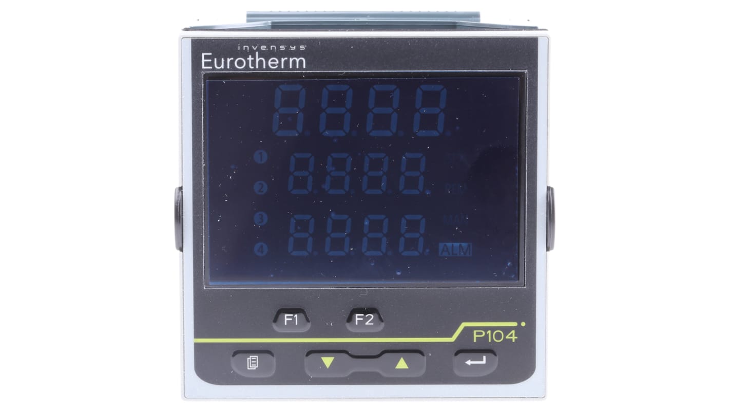 Régulateur de température PID Eurotherm, Piccolo P104, 100→230 V c.a., 96 x 96mm, 3 sorties , Logique, relais