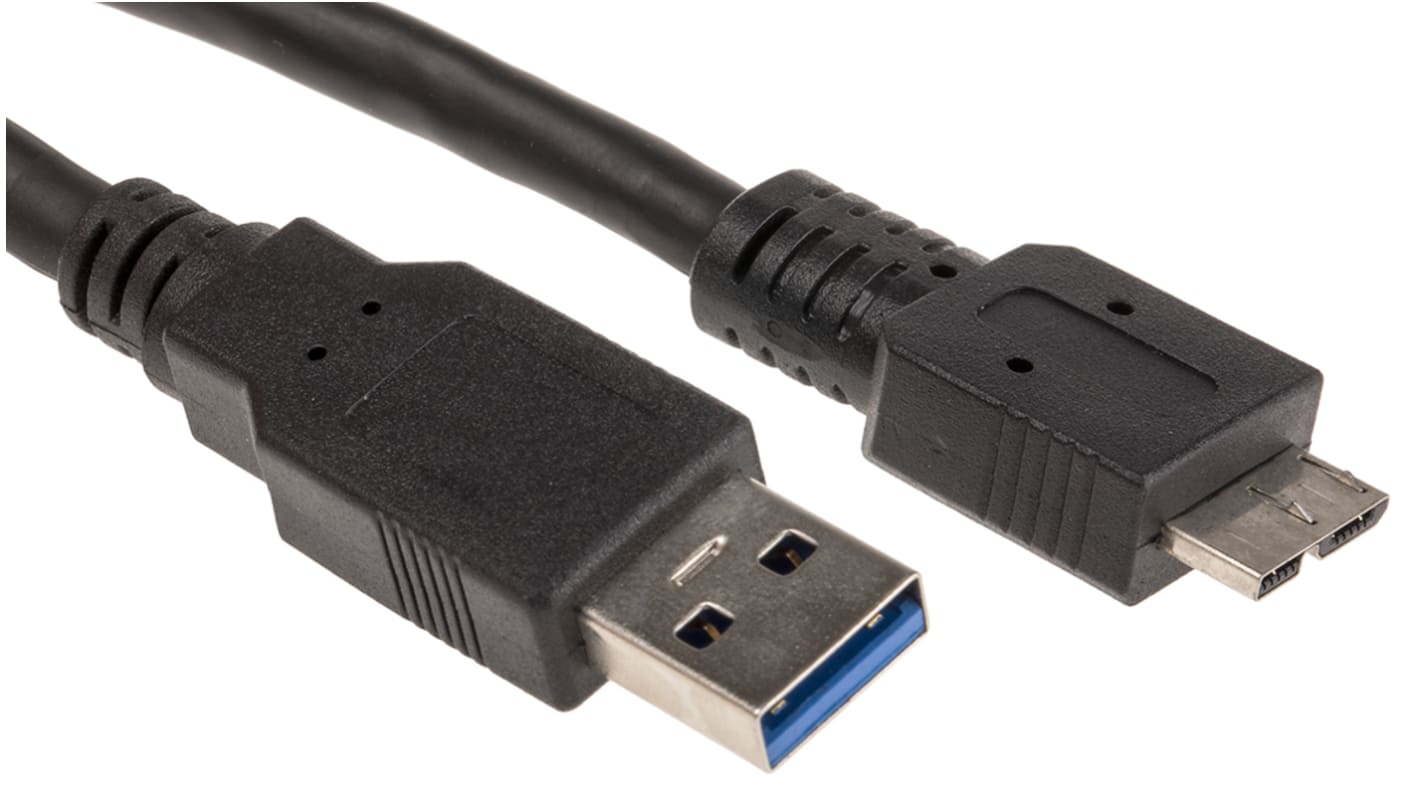 Cavo USB Roline USB A/Micro USB B, L. 2m, col. Nero