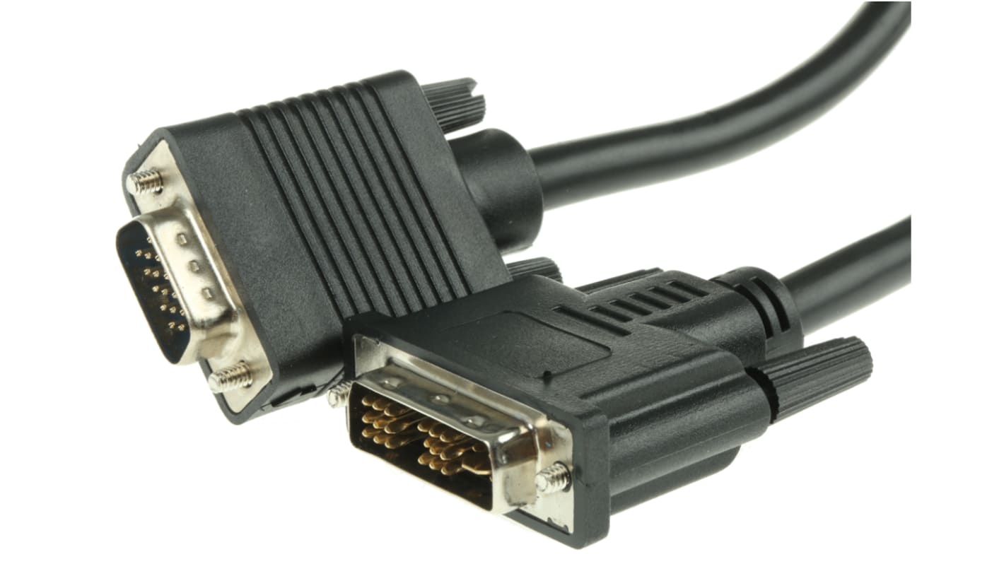 RS PRO Male VGA to Male DVI-A, 3m