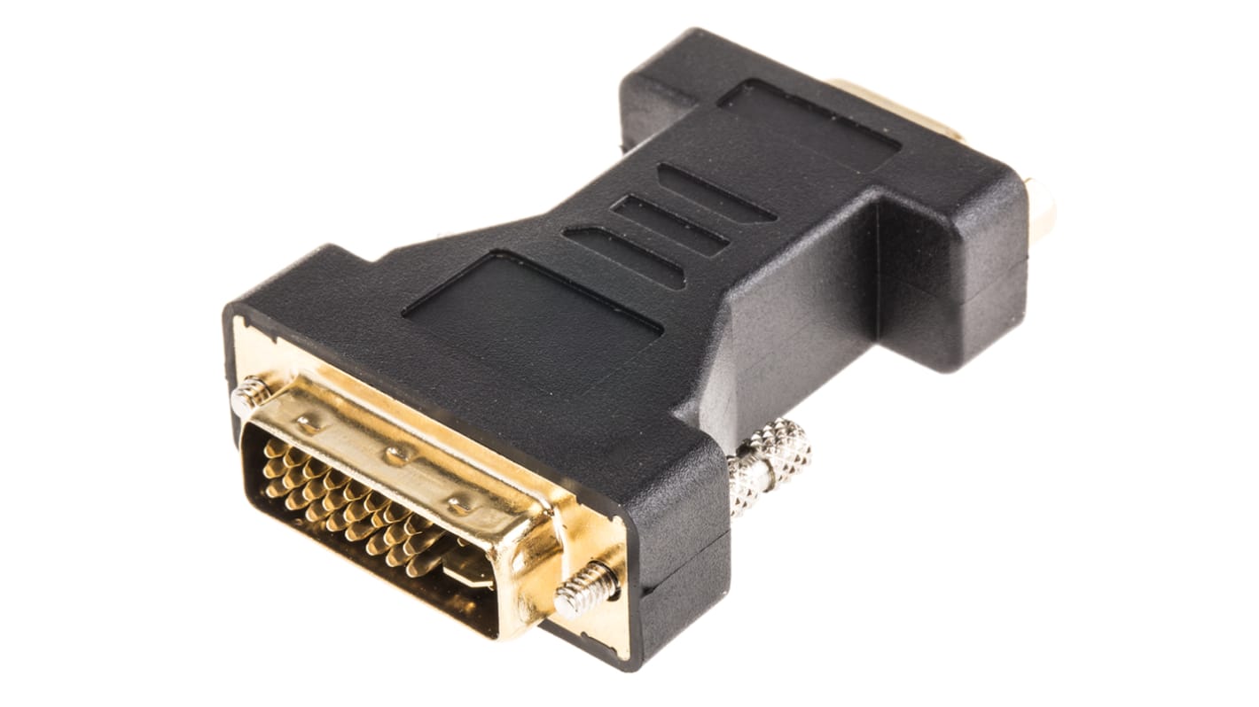 RS PRO Adapter, DVI-D, VGA, Stecker, Buchse