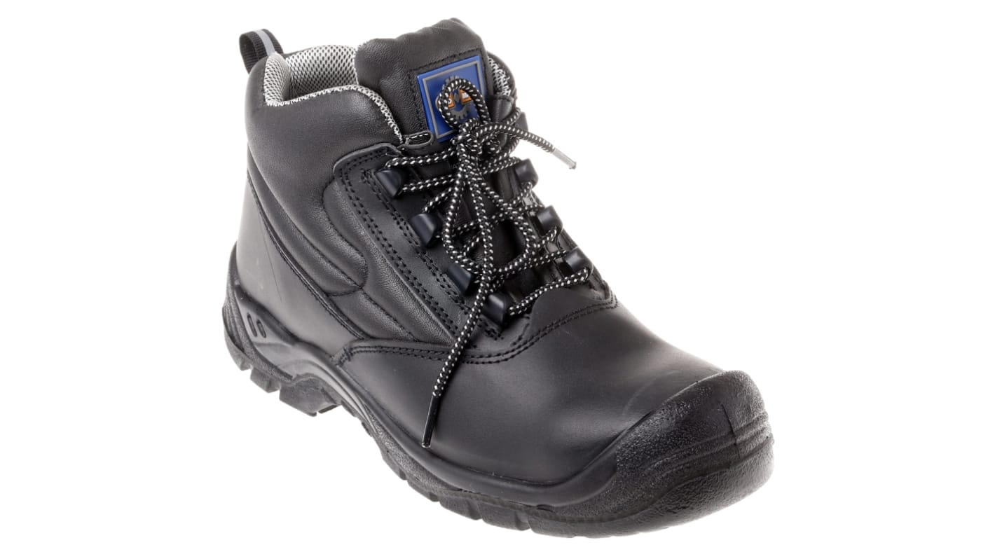 RS PRO Black Composite Toe Capped Men's Safety Boots, UK 8, EU 42