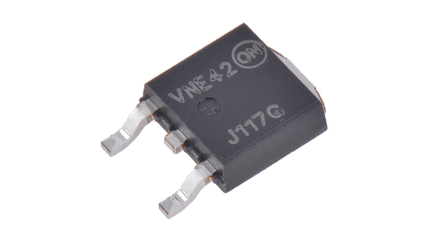 onsemi PNP Darlington-Transistor 100 V 2 A HFE:1000, DPAK (TO-252) 3-Pin Einfach