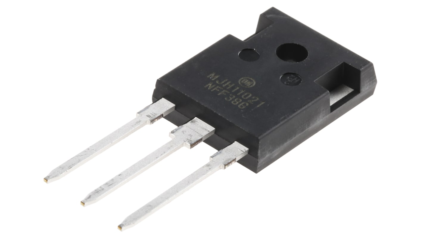 onsemi MJH11021G Darlington tranzisztor, PNP, 15 A, 250 V, HFE:100, 3-tüskés, TO-247 Egyszeres