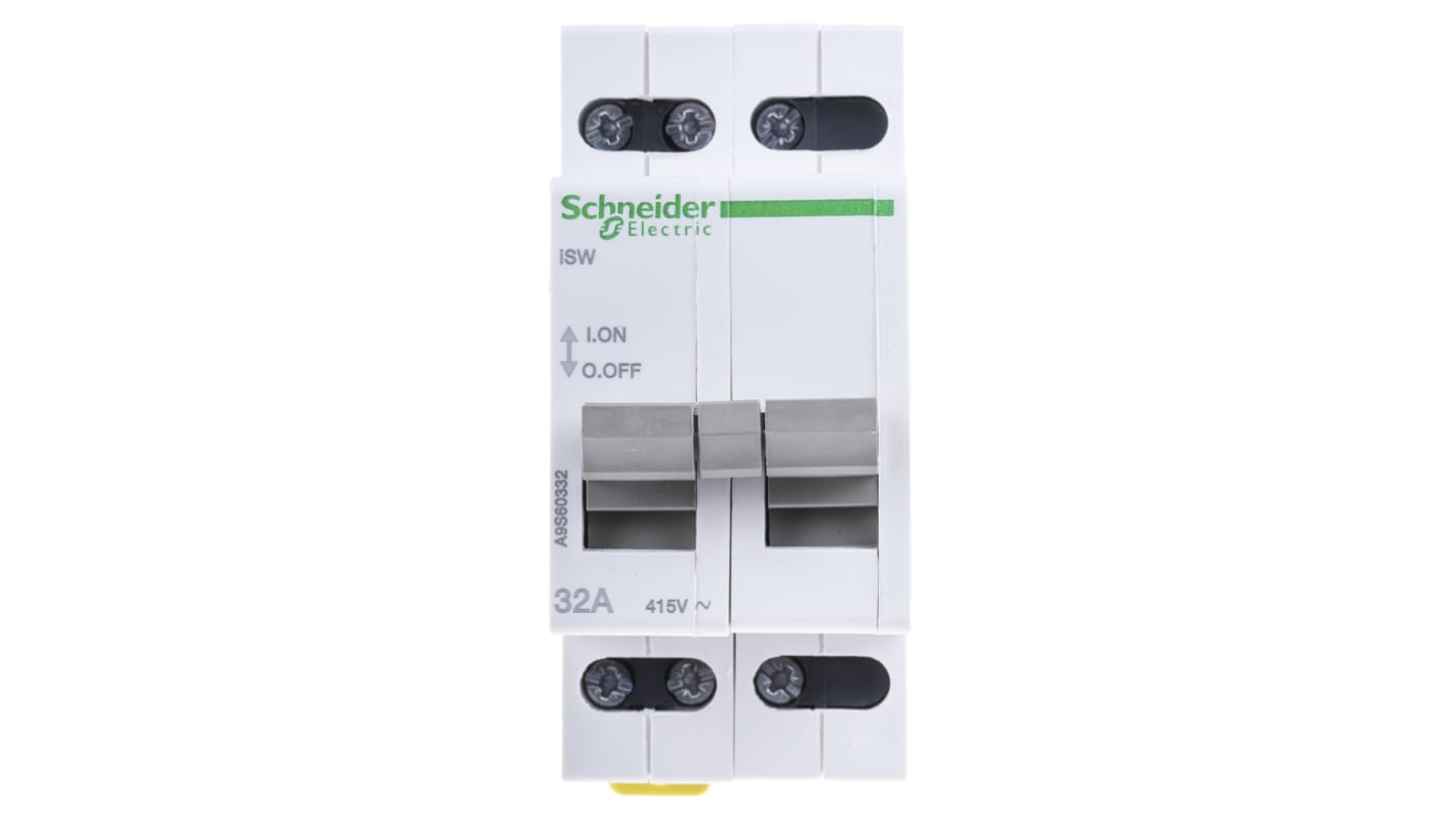 Interrupteur-sectionneur Schneider Electric Acti 9 iSW, 3P, 32A, 415V