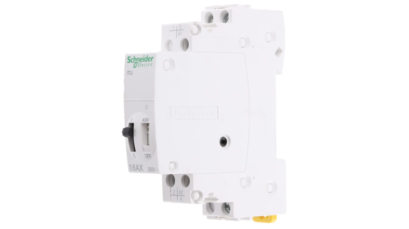 Schneider Electric DIN Rail Power Relay, 12 V dc, 24V ac Coil, 16A Switching Current, SPDT