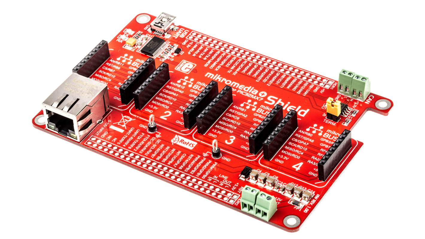 Shield mikromedia Plus de MikroElektronika