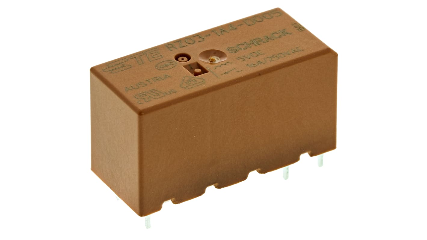114158993 Relais de puissance TE Connectivity RZ, 1 NO, bobine 5V c