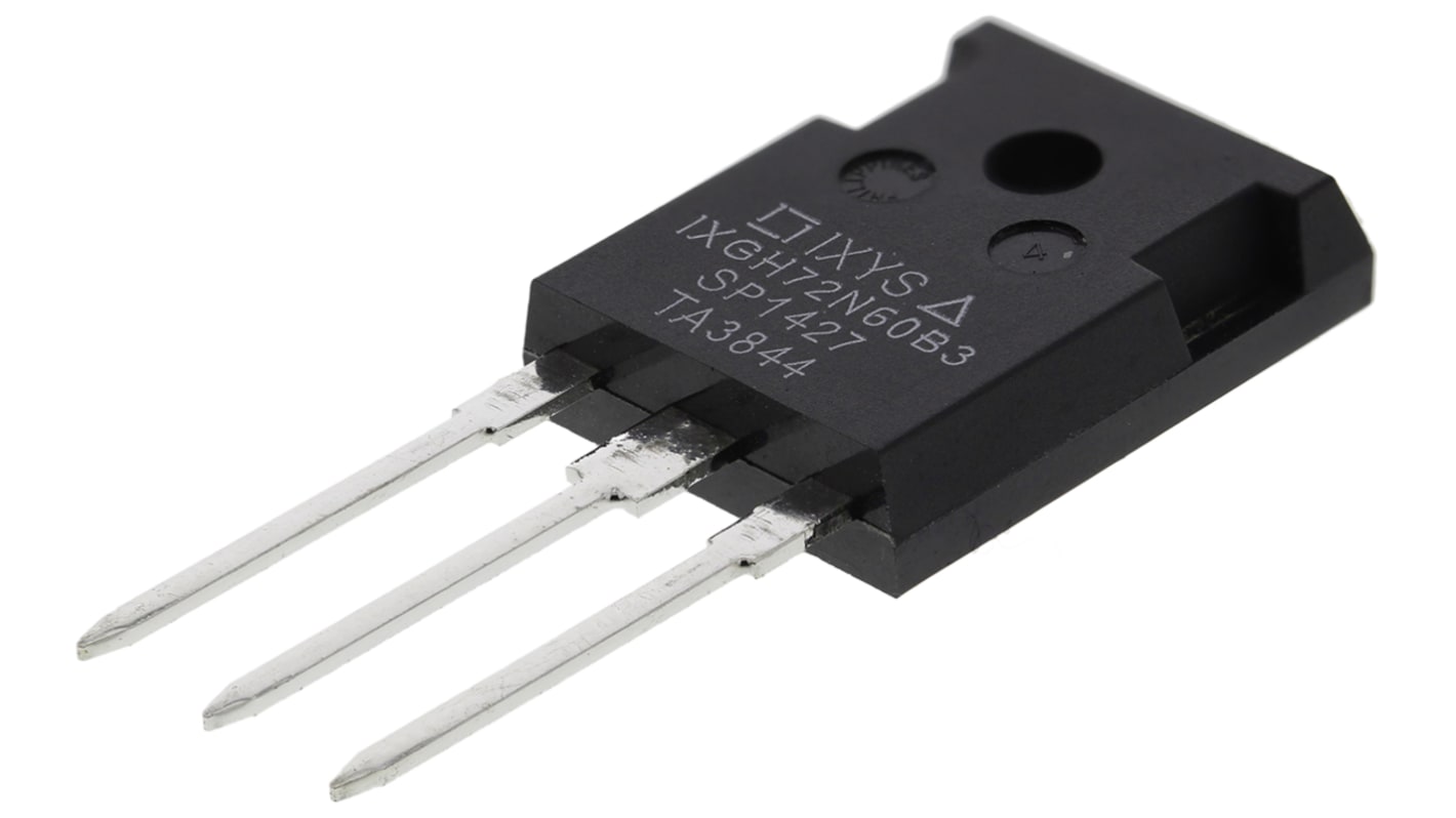 IXYS Nチャンネル IGBT 600 V 75 A, 3-Pin TO-247 シングル