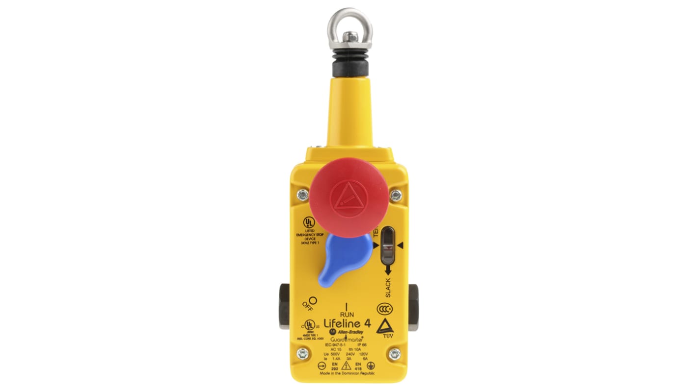 Lifeline LRS-4 Rope Pull Switch, 2NC 2NO