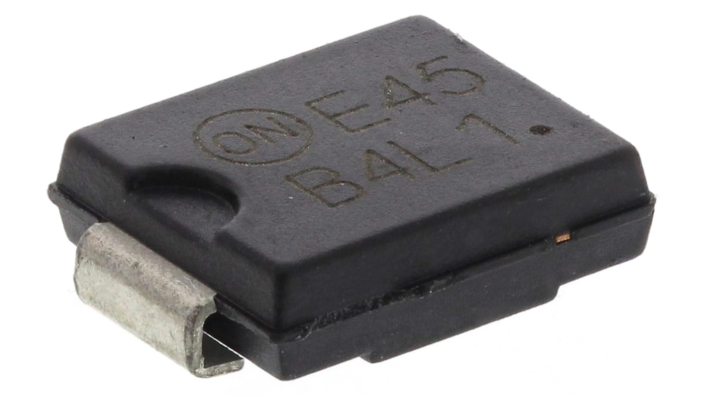 onsemi SMD Schottky Diode , 10V / 4A, 2-Pin DO-214AB (SMC)