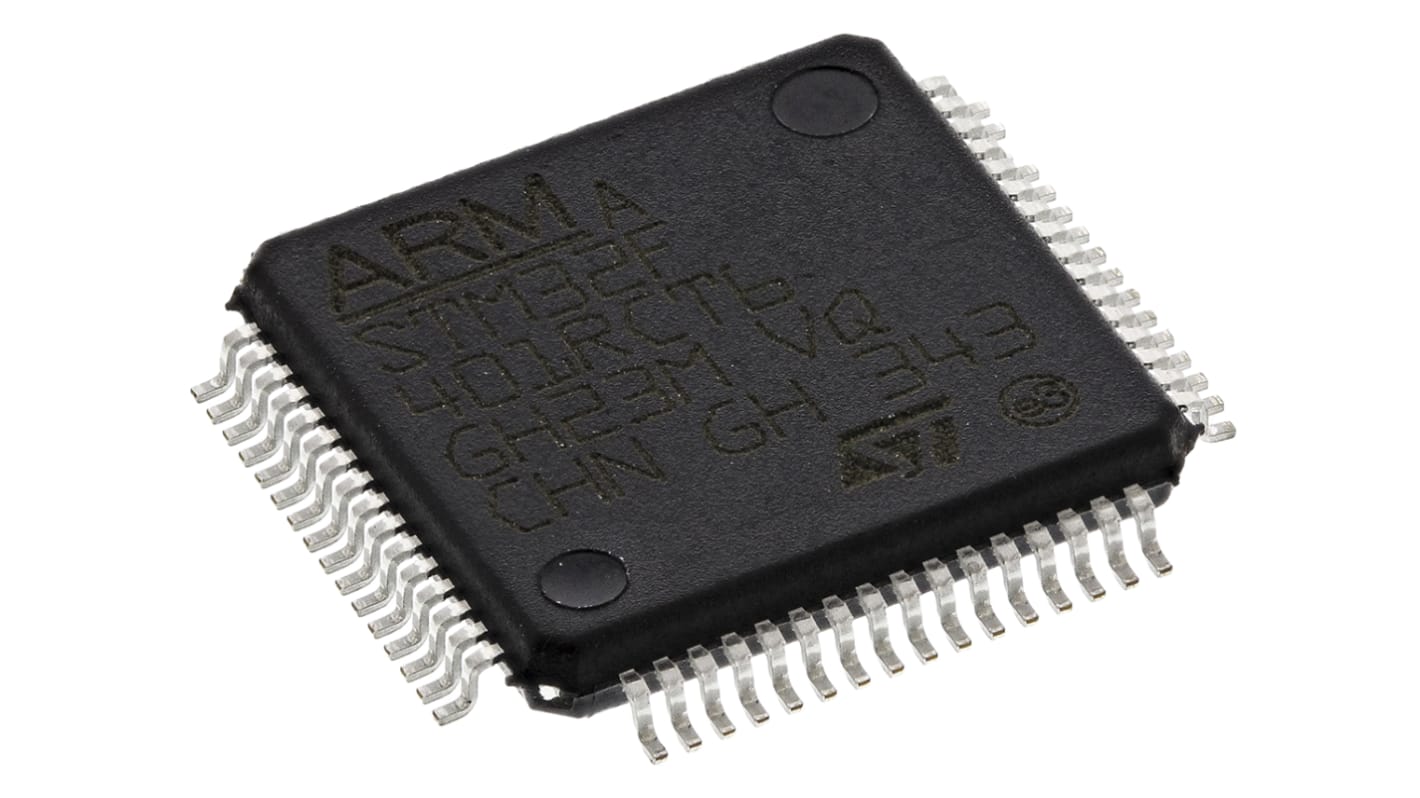 Microcontrollore STMicroelectronics, ARM Cortex M4, LQFP, STM32F4, 64 Pin, Montaggio superficiale, 32bit, 84MHz