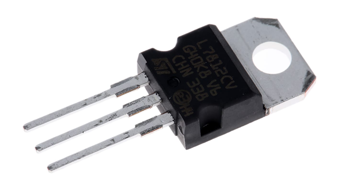 STMicroelectronics L7812CV-DG, 1 Linear Voltage, Voltage Regulator 1.5A, 12 V 3-Pin, TO-220