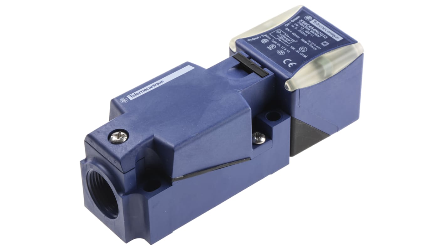 Sensor de proximidad Telemecanique Sensors, alcance 40 mm, salida NPN, 12 → 48 V dc, IP65, IP67, IP69K, 200Hz