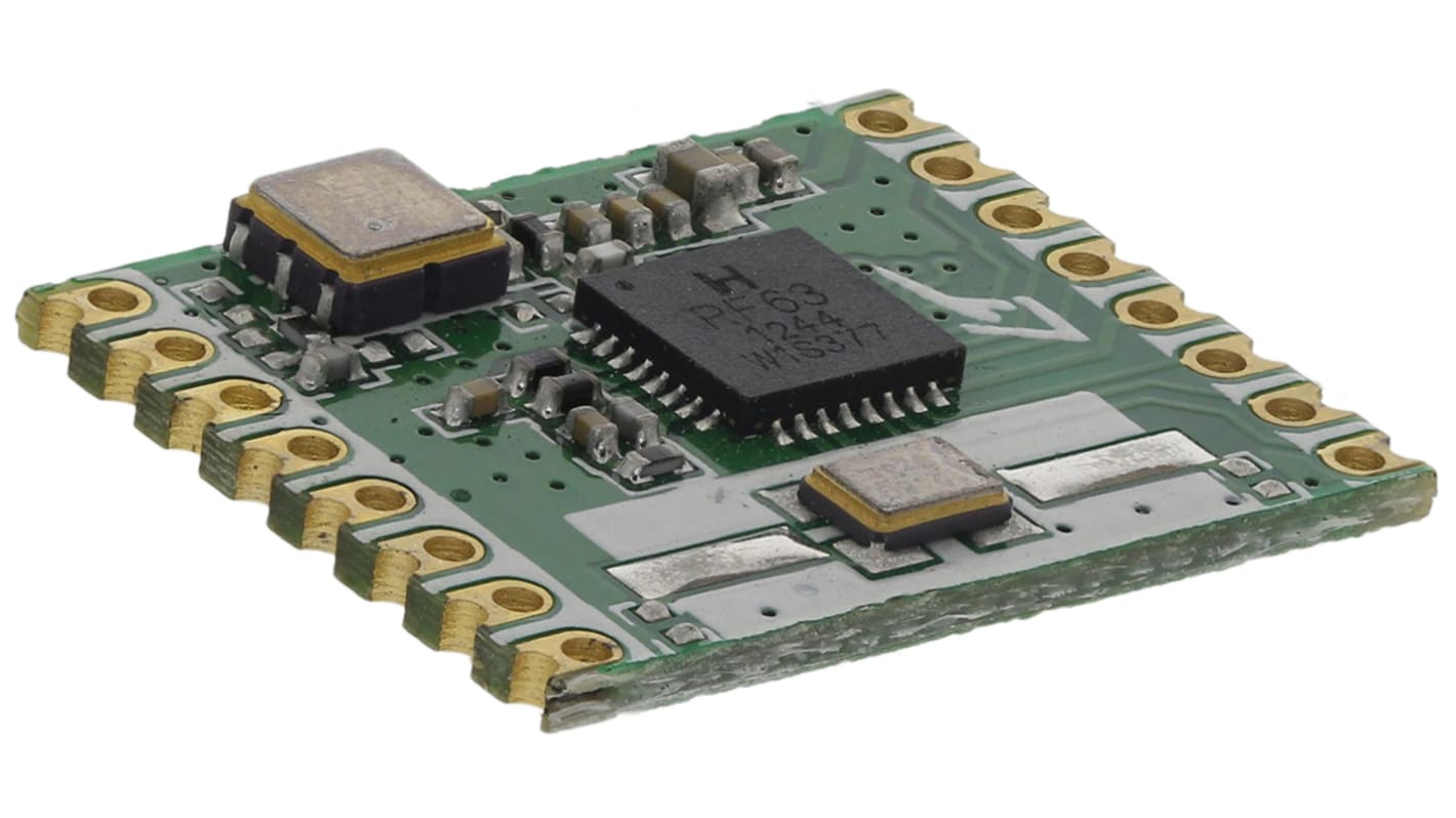 Módulo RF, 868MHZ, 200kbit/s, 2.1 → 3.6V, Potencia +10dBm, Sensibilidad -111dBm