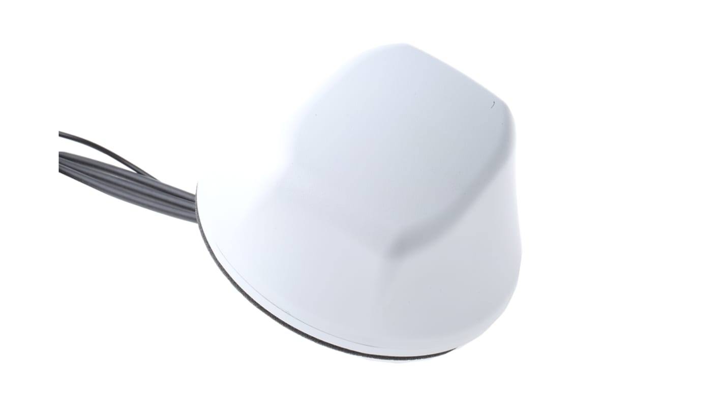 Omnidirezionale Antenna multibanda Mobilemark LTM-402-3C3C3C2C-WHT-180 Foro passante/bullonato Cupola SMA 5dBi 2G