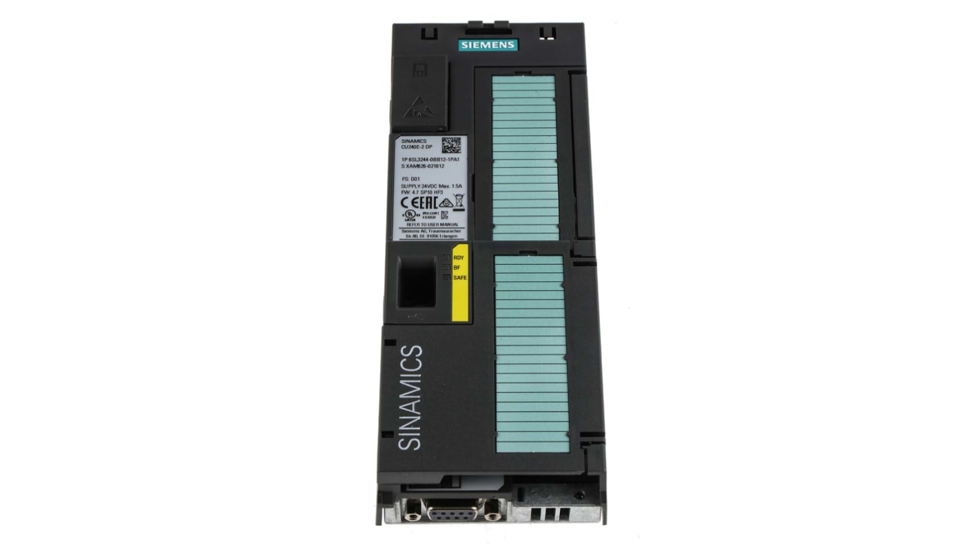 Unidad de control Siemens serie SINAMICS G120, 24 V dc, 1,5 A, IP20, Profibus