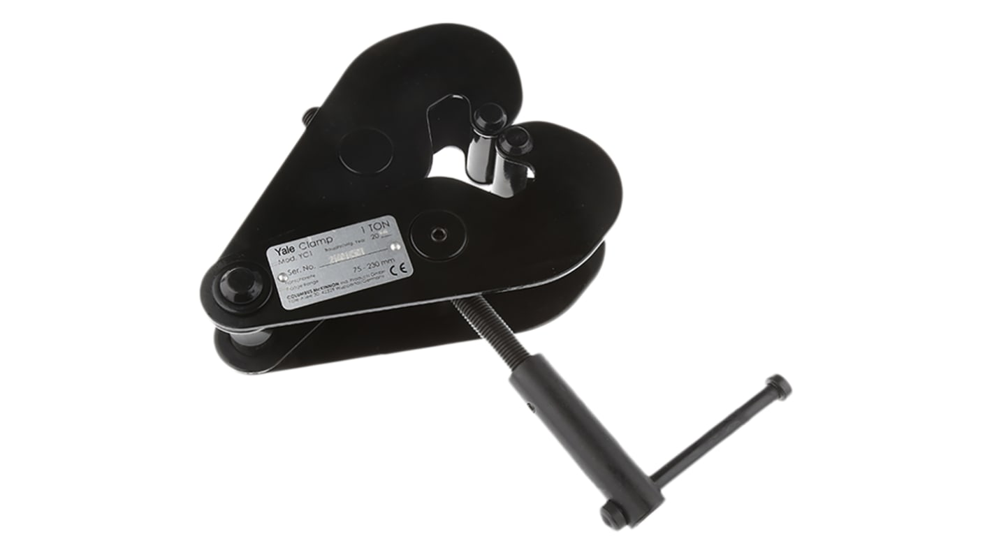 05406181 YC1 Beam Clamp YALE Beam Clamp, 1000kg Holding Weight, Fits