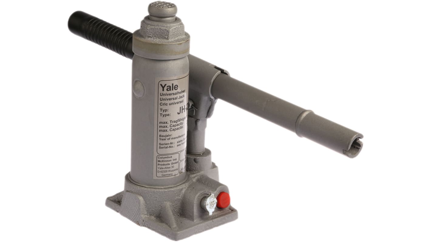 Yale Bottle Jack, 2tonne Maximum Load, 181mm - 346mm Maximum Range