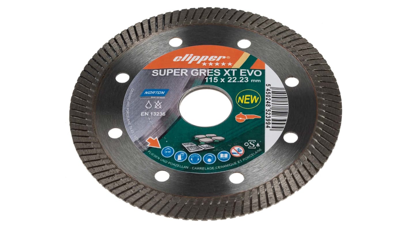 Disque abrasif Norton Super Gres, Ø 115mm, par 1