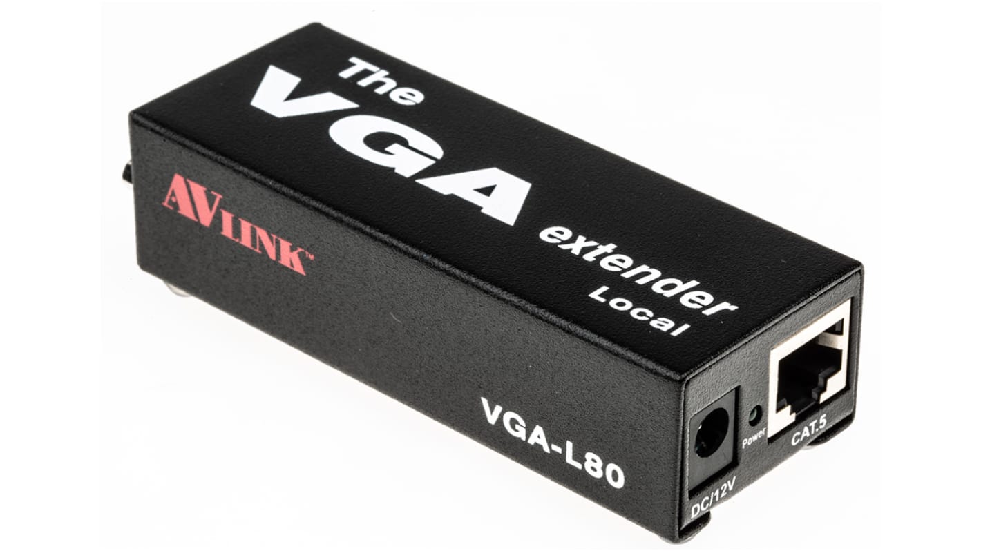 NewLink Extender-Paar VGA-Verlängerung VGA CATx, 2048 x 1536 Max., 1 Videoanschlüsse, 80m Erweiterungsdistanz