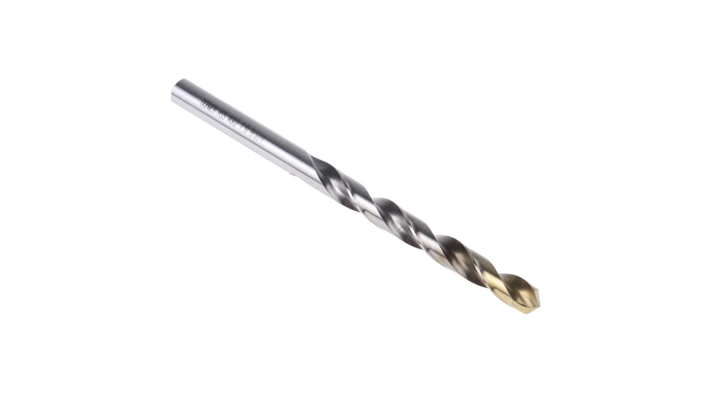 Dormer A002 Series HSS-TiN Twist Drill Bit, 7mm Diameter, 109 mm Overall