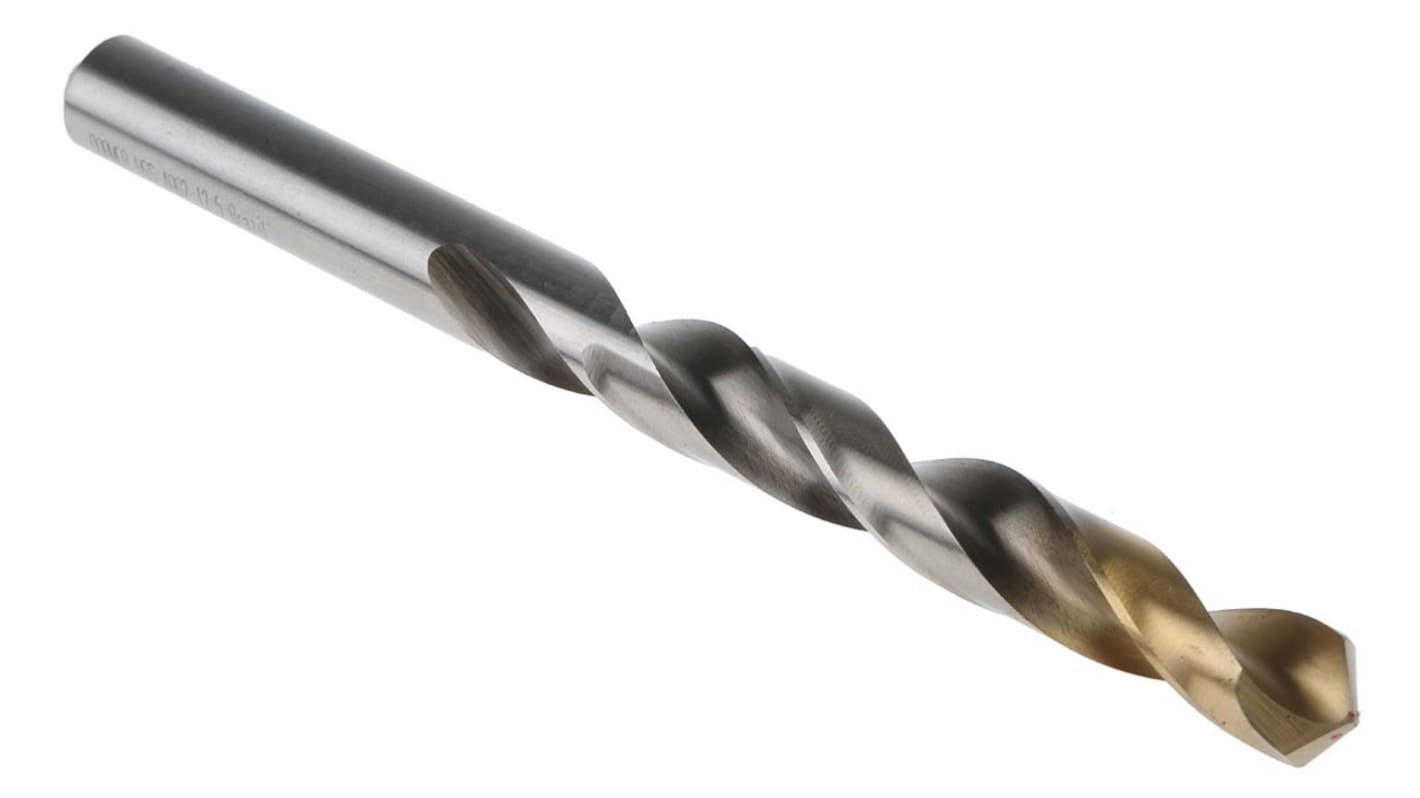 Dormer A002 Series HSS-TiN Twist Drill Bit, 12.5mm Diameter, 151 mm Overall