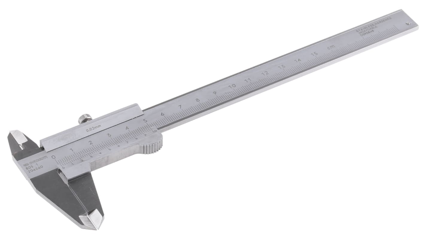 805.1 150mm, 6in Vernier Caliper Caliper 0.02 mm Resolution