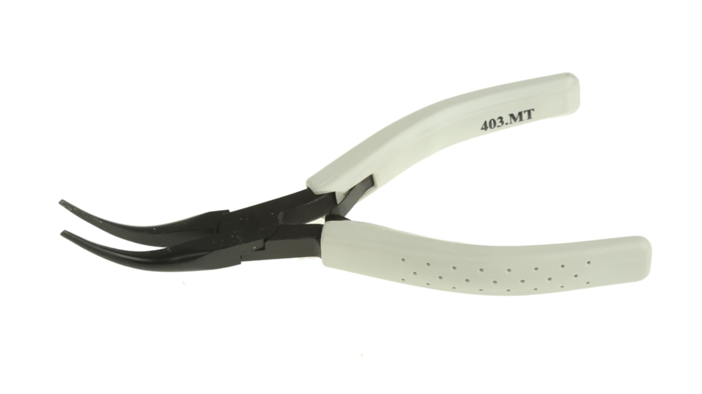 MICROTECH 403.MT Electronics Pliers, Long Nose Pliers, 150 mm Overall, Bent Tip, 42mm Jaw