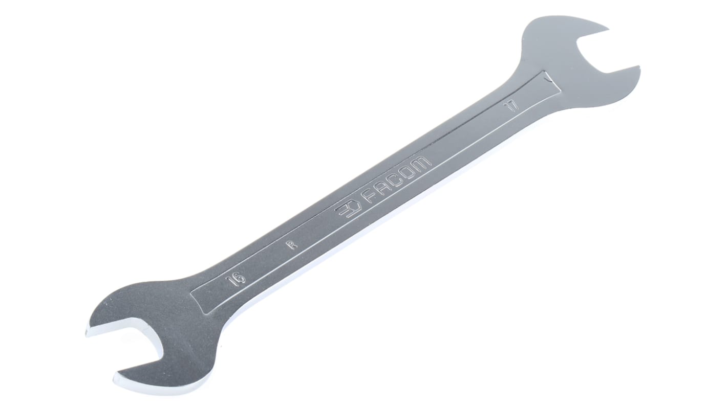 Facom Double Ended Open Spanner, 16mm, Metric, Double Ended, 250 mm Overall