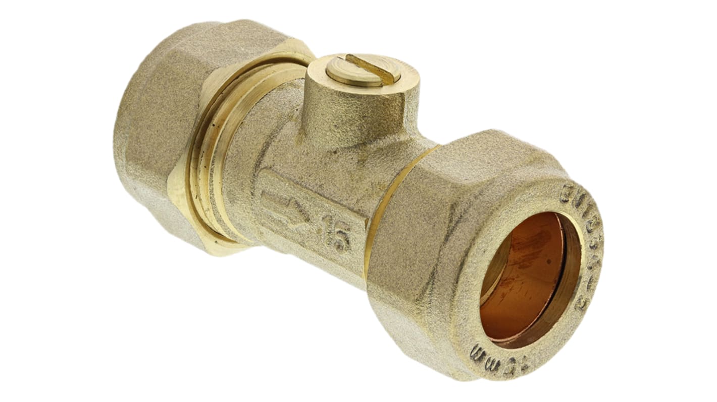 Reliance Brass Isolating Valve, High Pressure Ball Valve, 15mm