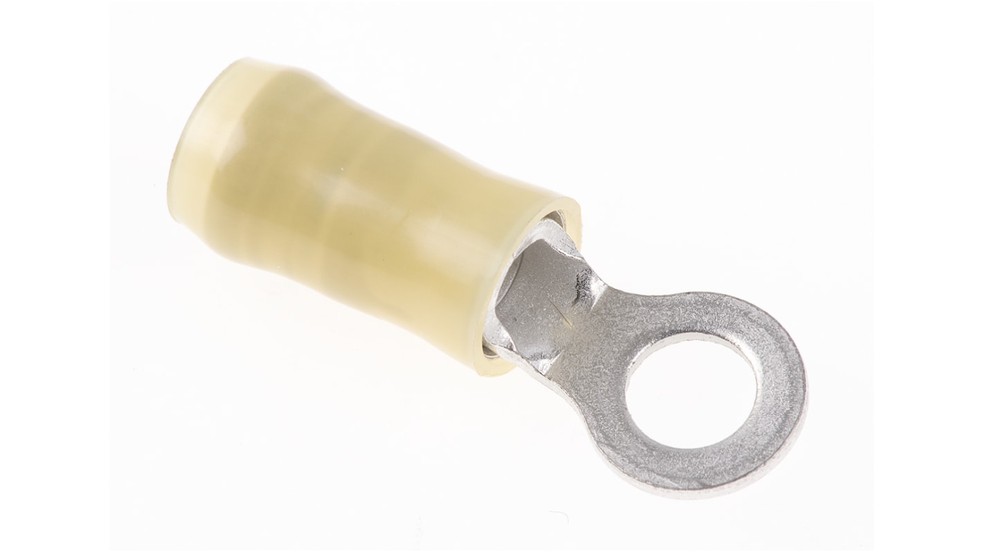 32883 TE Connectivity, PIDG Insulated Ring Terminal, M5 (10) Stud