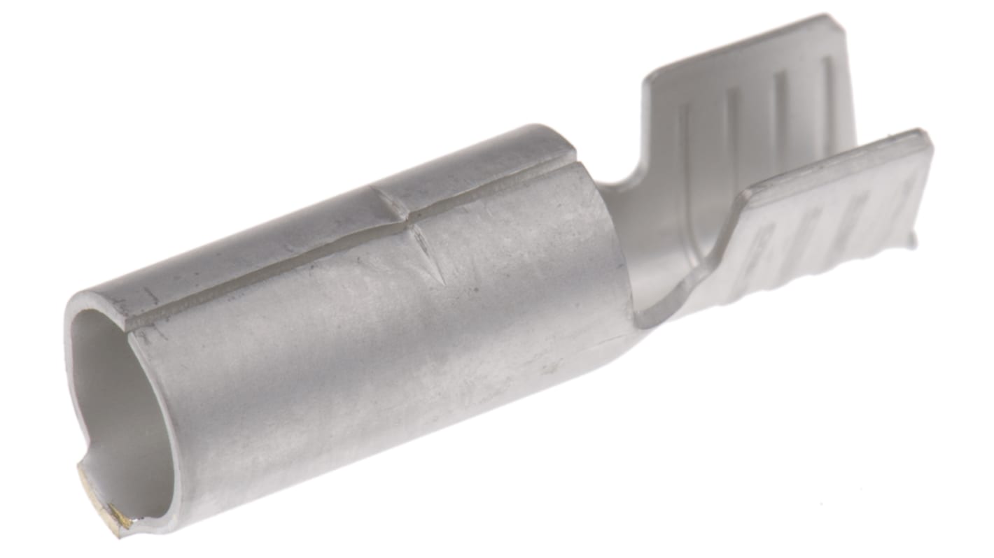TE Connectivity, SHUR-PLUG Uninsulated Female Crimp Bullet Connector, 2mm² to 6mm², 14AWG to 10AWG, 4.6mm Bullet
