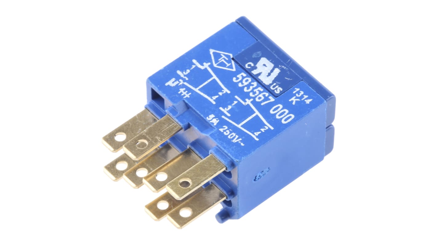 Saia-Burgess Drucktaster-Kontaktblock, , 1 Wechsler für Runde Anzeige 350872, rund rastend 350822, rund tastend 350816,