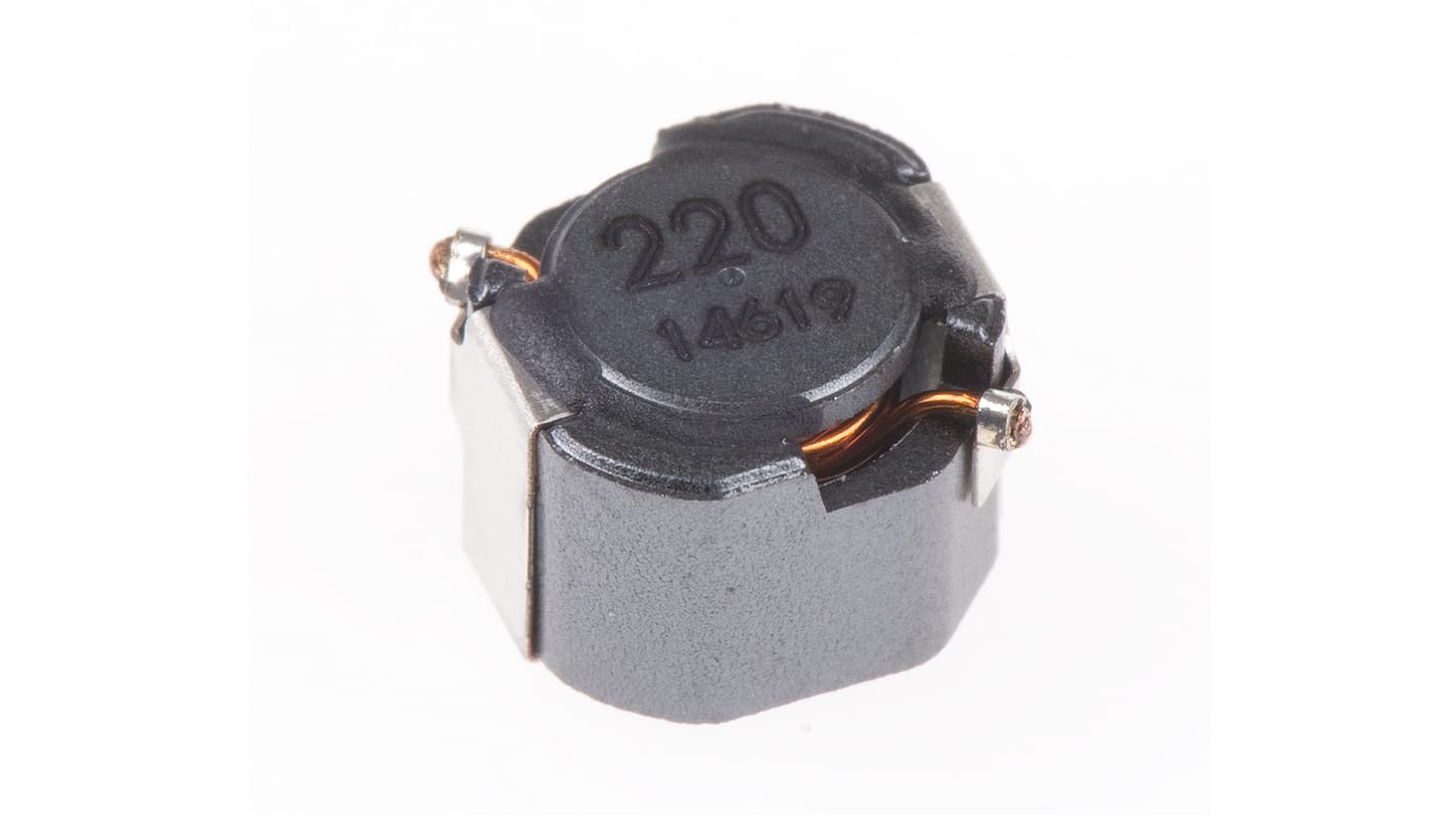 TDK, CLF, 6045 Shielded Wire-wound SMD Inductor with a Ferrite Core, 22 μH ±20% Wire-Wound 1.7A Idc