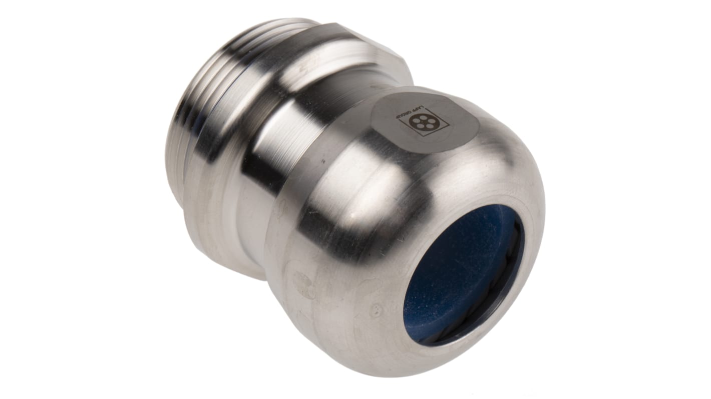 Lapp SKINTOP Series Metallic Stainless Steel Cable Gland, M32 Thread, 11mm Min, 21mm Max, IP69K