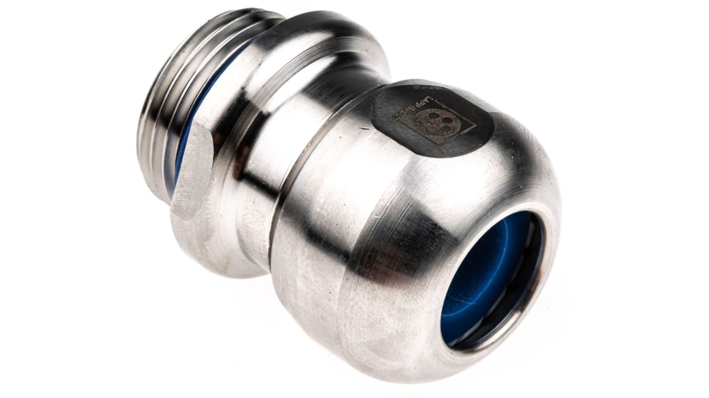 Lapp SKINTOP Series Metallic Stainless Steel Cable Gland, M20 Thread, 6mm Min, 10mm Max, IP69K