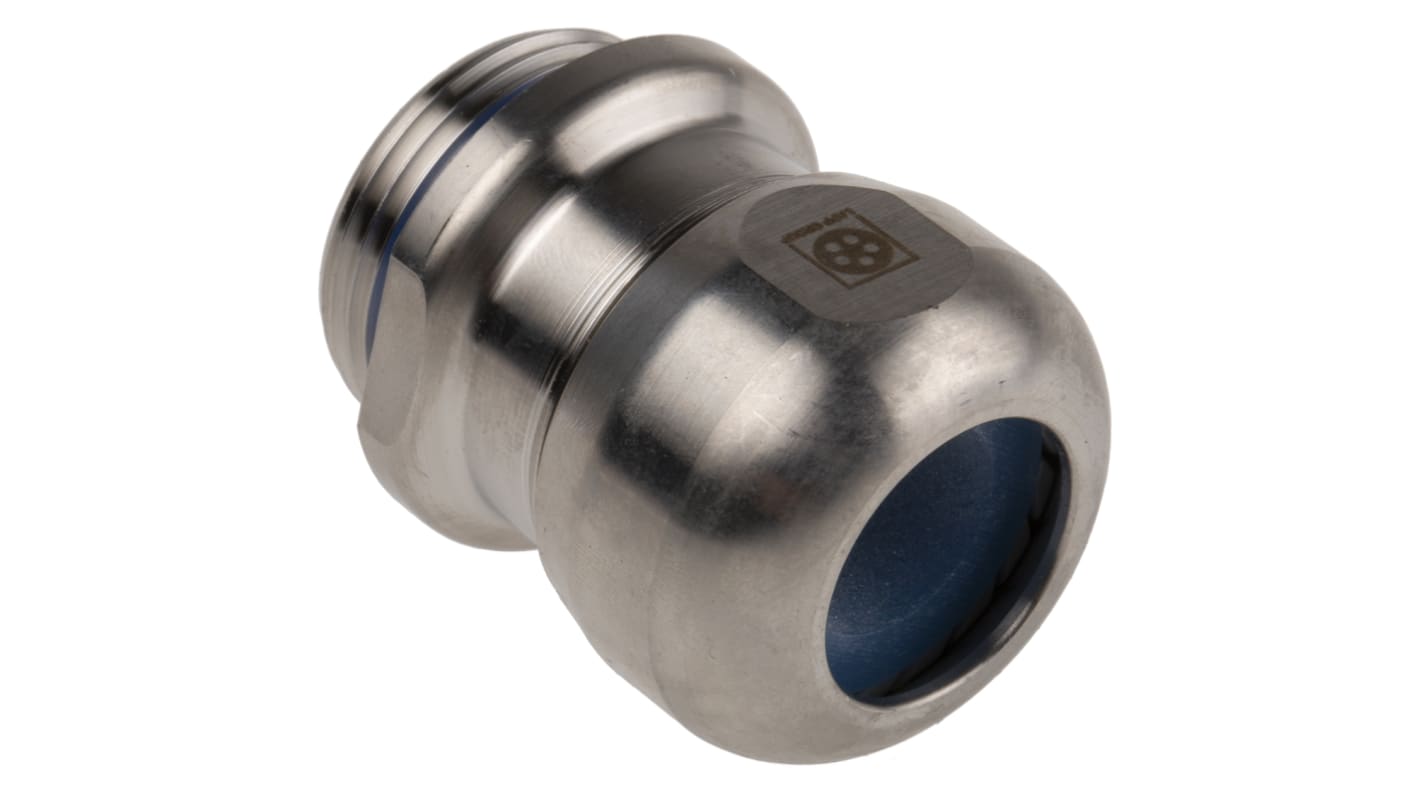 Lapp SKINTOP Series Metallic Stainless Steel Cable Gland, M25 Thread, 7mm Min, 13mm Max, IP69K