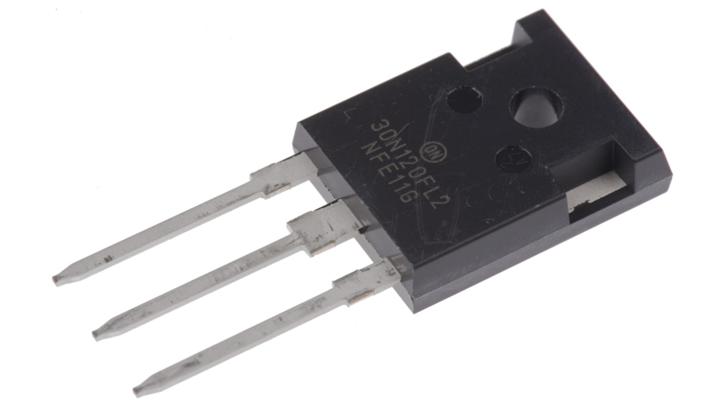 onsemi NGTB30N120FL2WG IGBT, 60 A 1200 V, 3-Pin TO-247, Through Hole