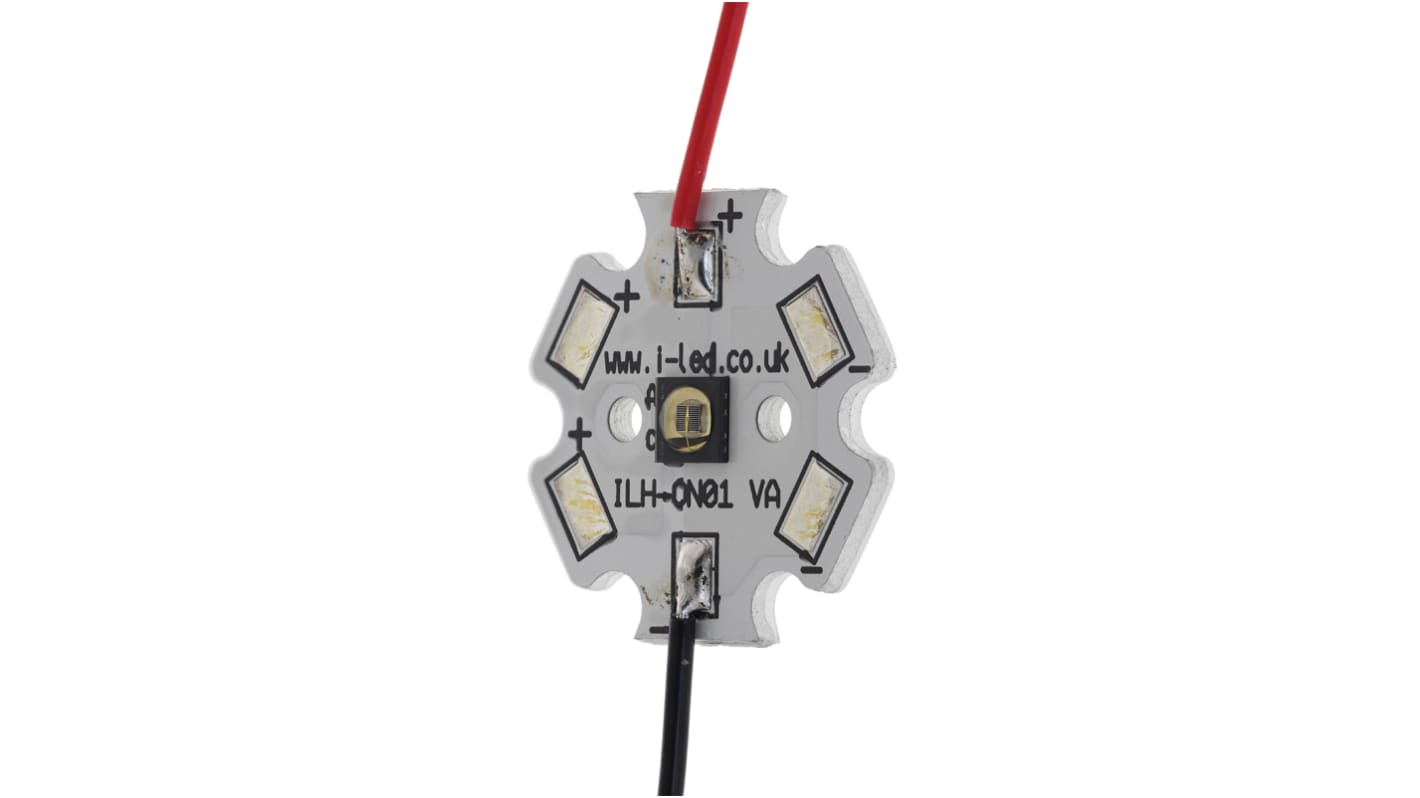 ILS, IR LED modul 2 tüskés, felületre szerelhető, 1030mW/sr, 850nm, 20 x 20 x 3.5mm 1030mW