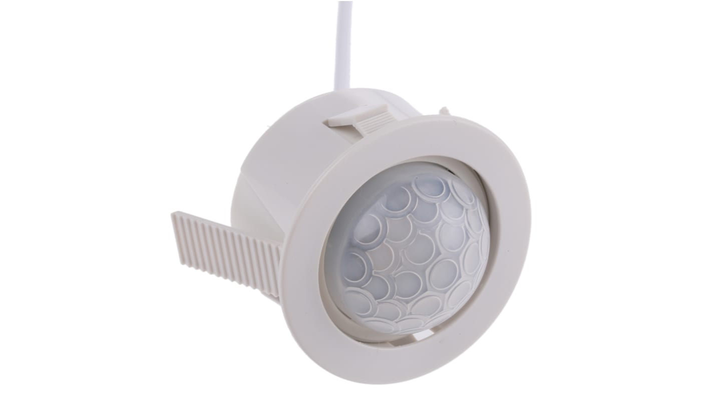 Rilevatore di presenza Rilevatore PIR miniaturizzato RS PRO, 230 V c.a., tipo PIR, montaggio A soffitto