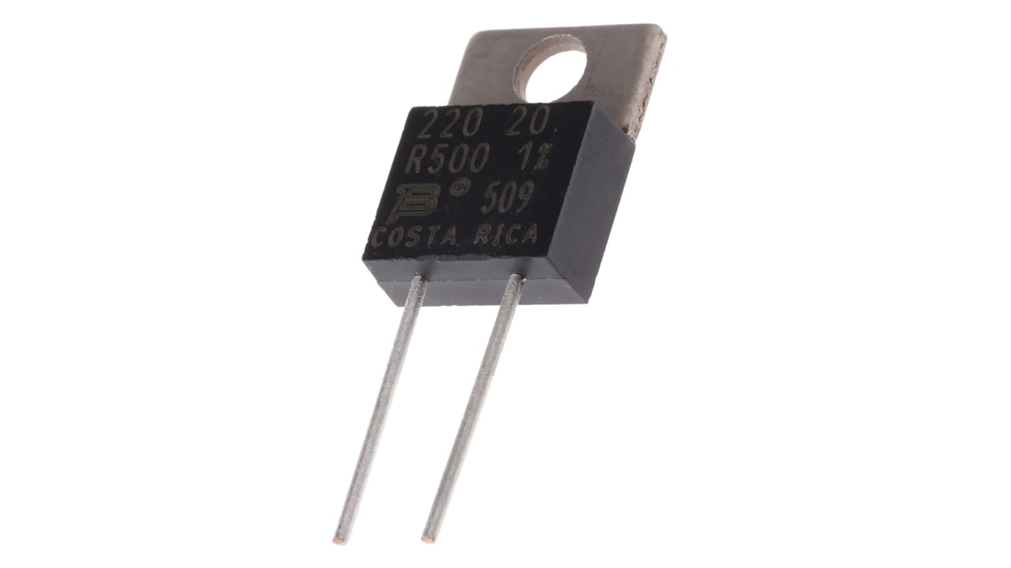 Bourns 500mΩ Thick Film Resistor 20W ±1% PWR220T-20-R500F
