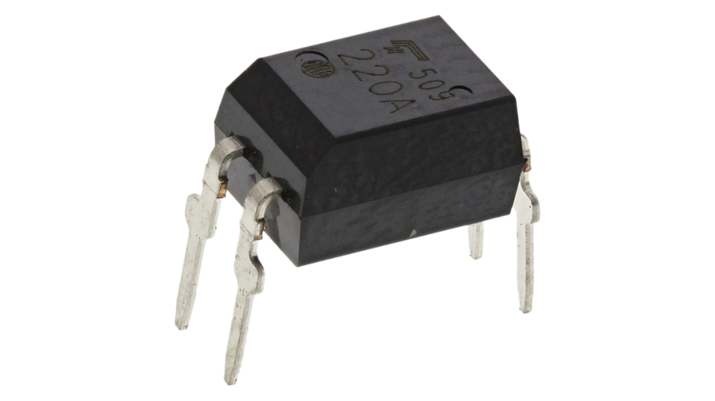 Toshiba, TLP220A AC Input MOSFET Output Optocoupler, Through Hole, 4-Pin DIP