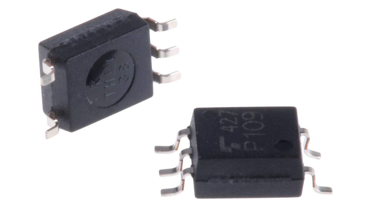 Toshiba, TLP109 Transistor Output Optocoupler, Surface Mount, 5-Pin SOIC