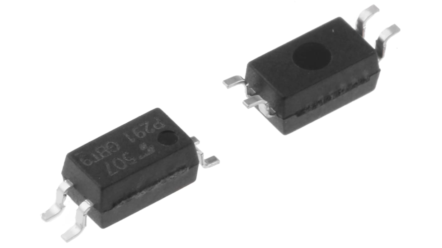 Toshiba TLP SMD Optokoppler DC-In / Transistor-Out, 4-Pin SOIC, Isolation 3750 V eff.